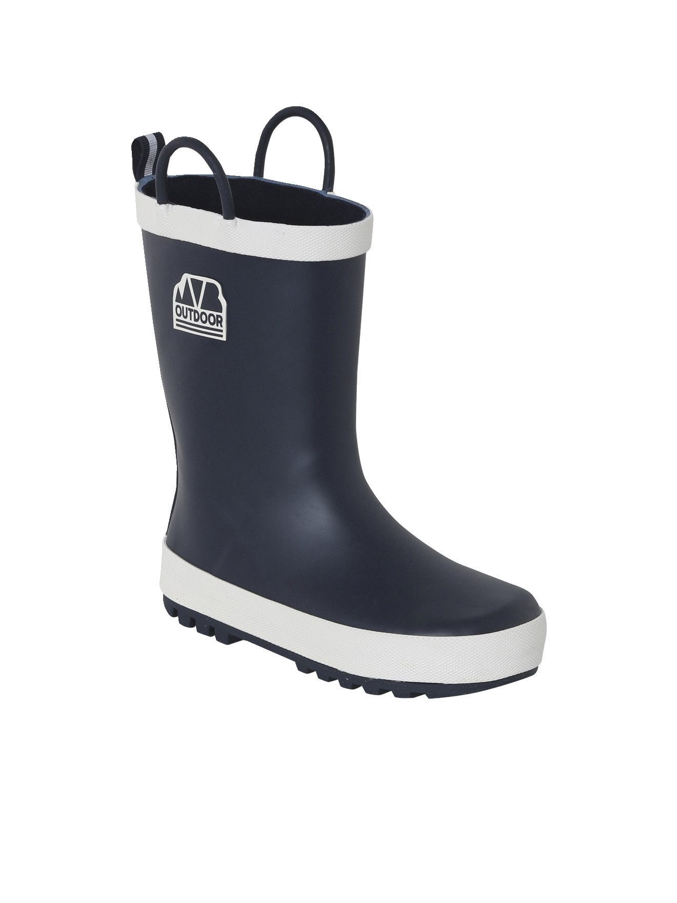 vertbaudet Kinder Gummistiefel mit zweifarbiger Outdoor-Optik Winterstiefel