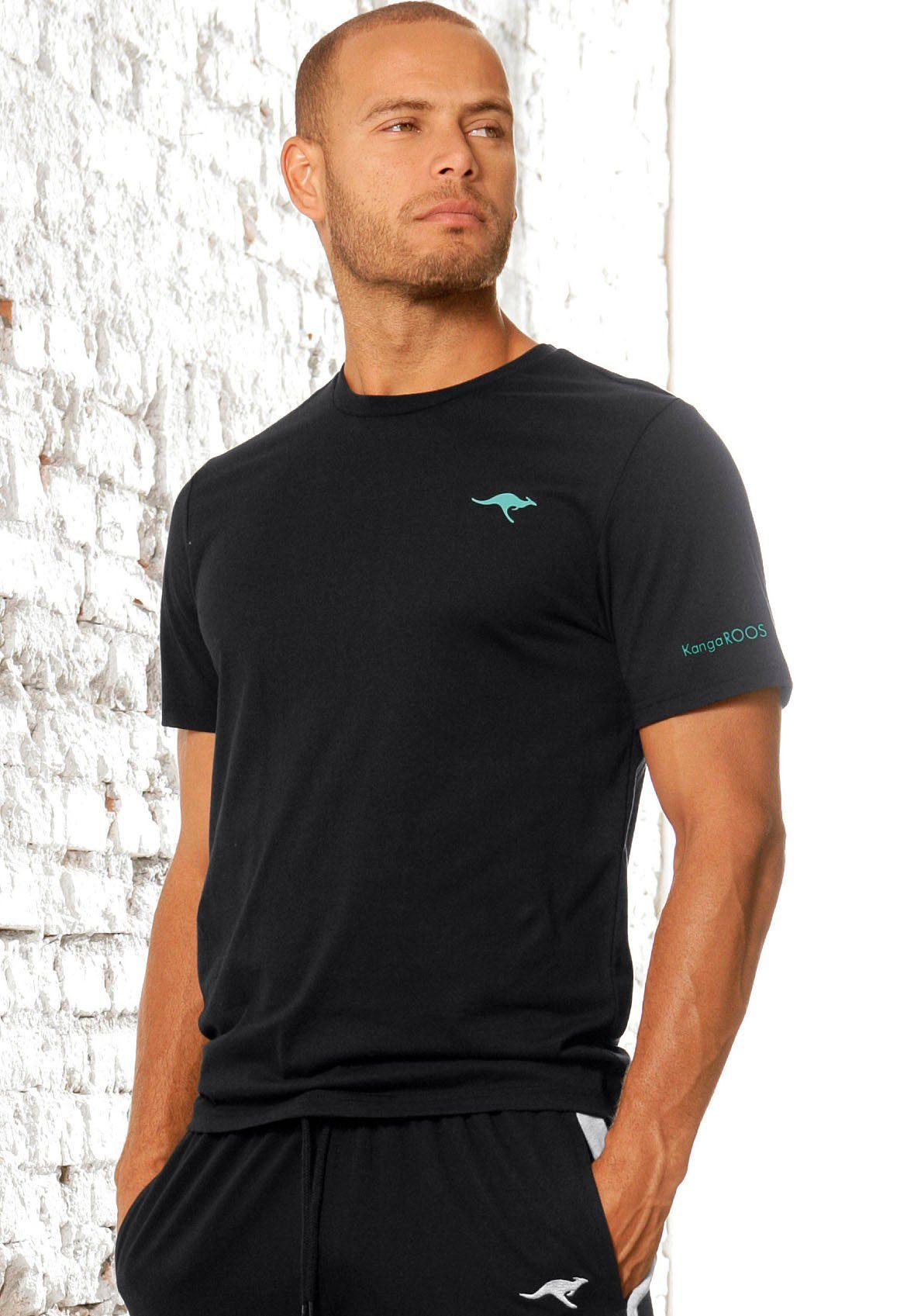 KangaROOS T-Shirt (2er-Pack) mit KangaROOS Print auf der Brust