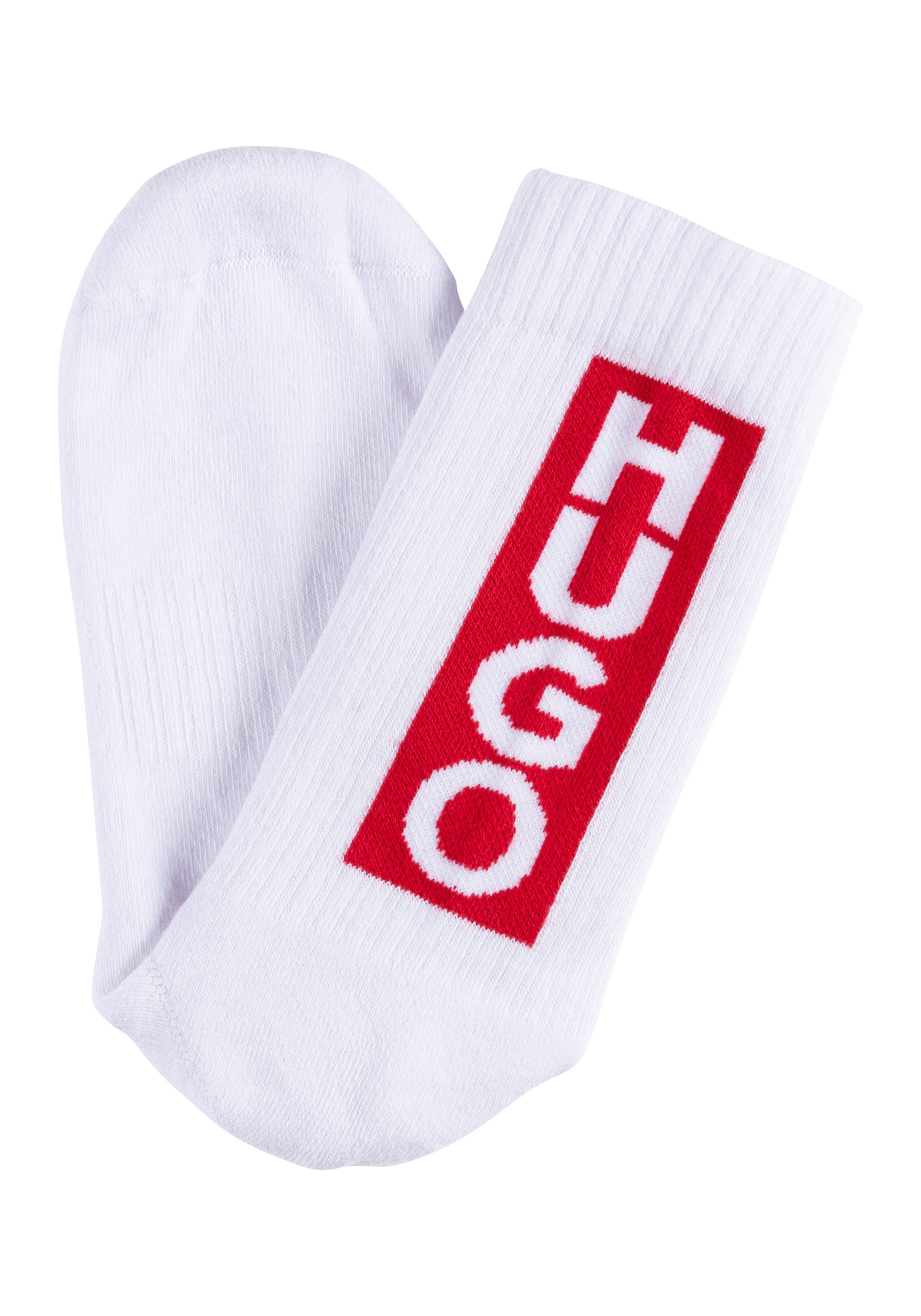 HUGO Freizeitsocken 3P QS BACK LABEL CC (Packung, 3-Paar, 3er Pack) mit kon günstig online kaufen