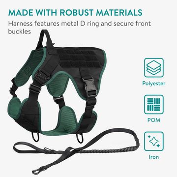 Navaris Pfotenschutz Hunde Geschirr - Sicherheitsgeschirr und Weste für Hund - Dog Harness, (2-tlg)