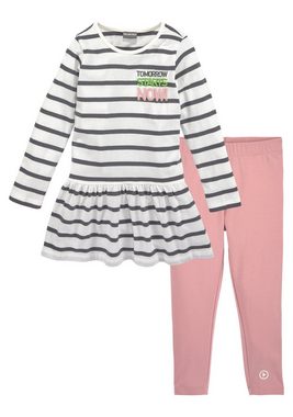 KIDSWORLD Kleid & Leggings Tomorrow starts now! (Set, 2-tlg) süßes Outfit