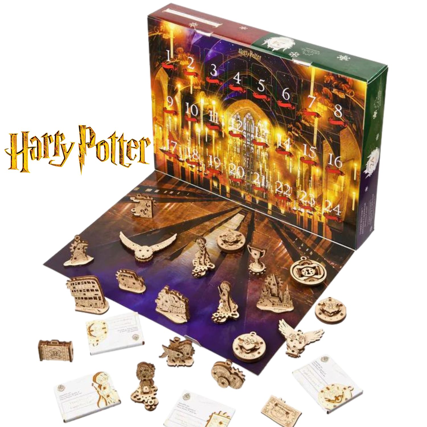 UGEARS 3D-Puzzle Ugears Harry Potter? Adventskalender 3D Puzzle, 30 Puzzlet günstig online kaufen