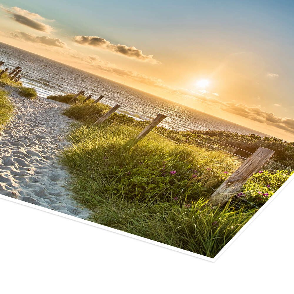 Posterlounge Wandbild Weg durch die Dünen der Ostsee, Art Couture, erhältlich als Poster, Leinwandbild, Wandsticker oder Acrylglasbild