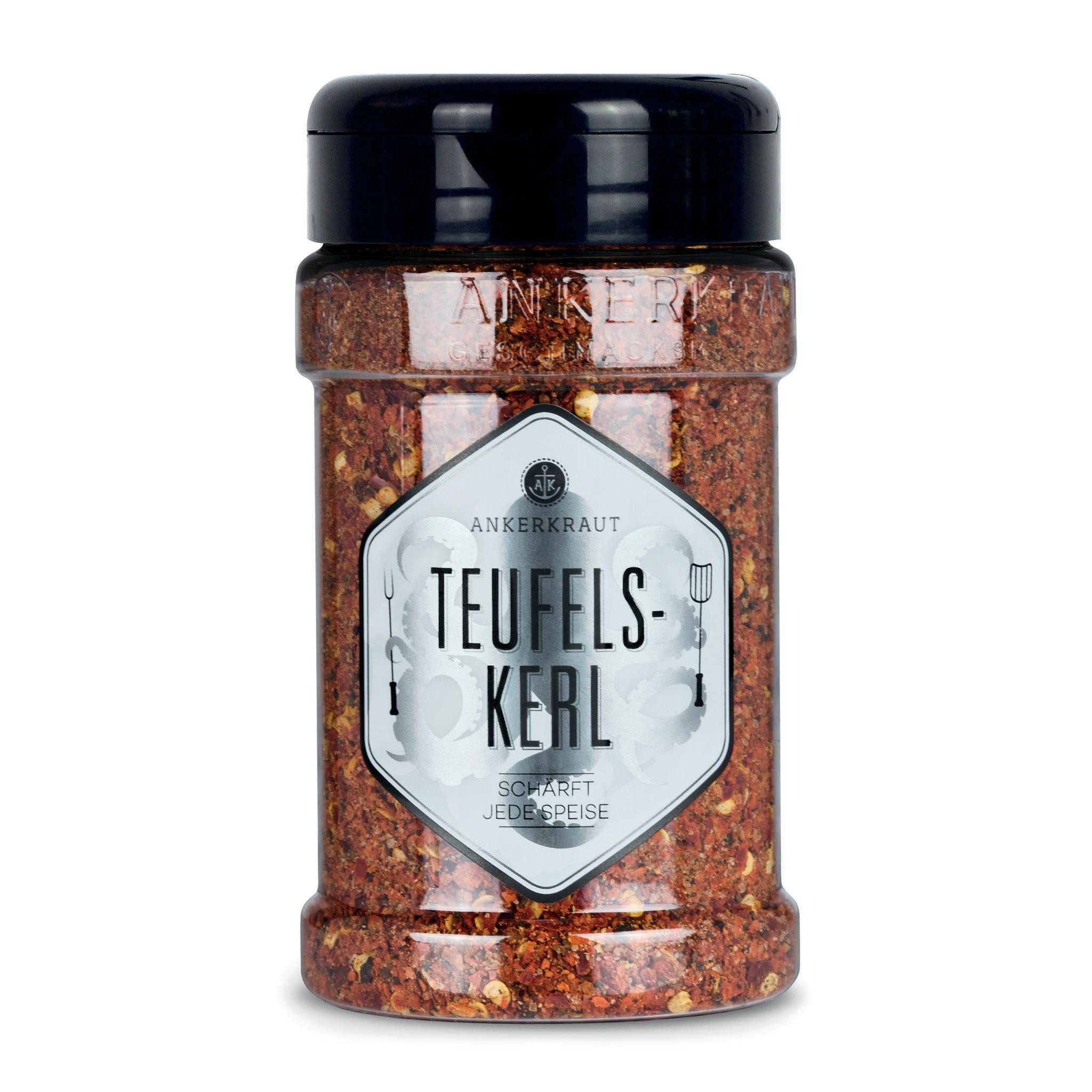 Ankerkraut Gewürz Teufelskerl, Teufelskerl, 170g im Streuer