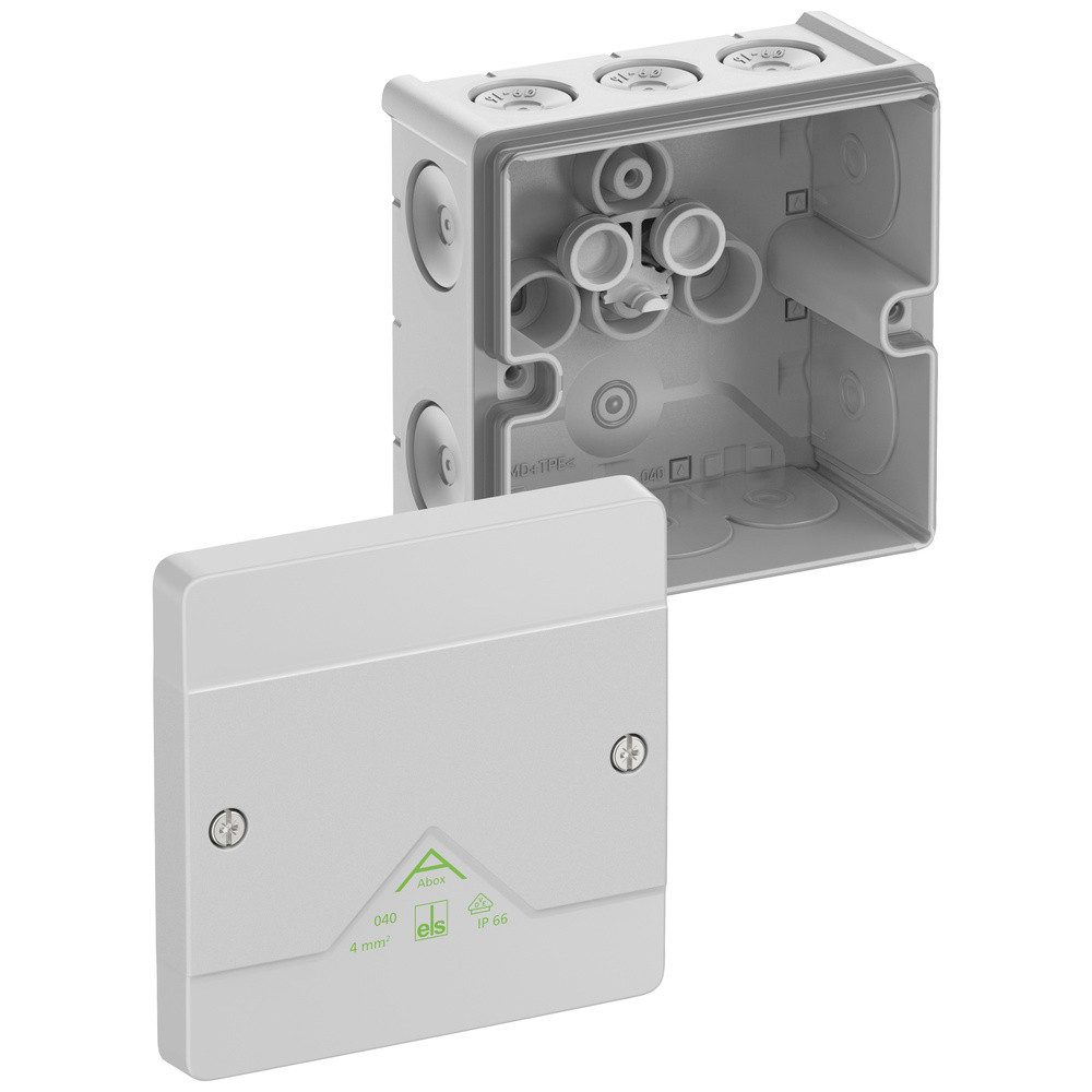 SPELSBERG Verteilerbox Spelsberg 80440001 Abzweigkasten (L x B x H) 102 x 102 x 57 mm Grau IP