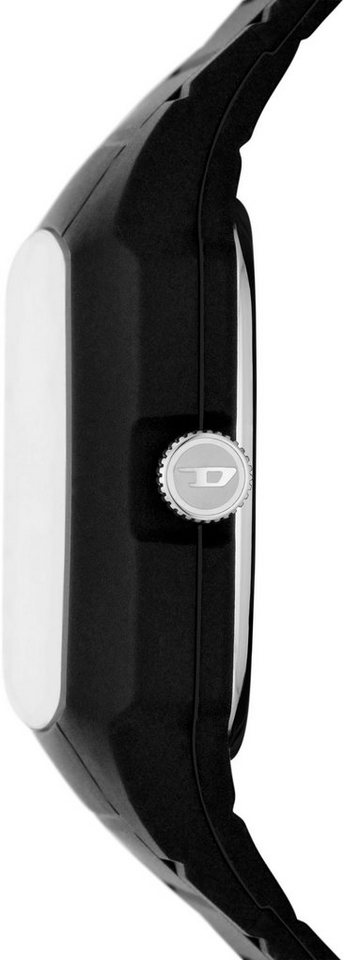 Diesel Quarzuhr CLIFFHANGER 2.0, DZ2191SET, (Set, 2-tlg., mit  Wechselarmband), ideal auch als Geschenk, Extravagante Armbanduhr für Herren