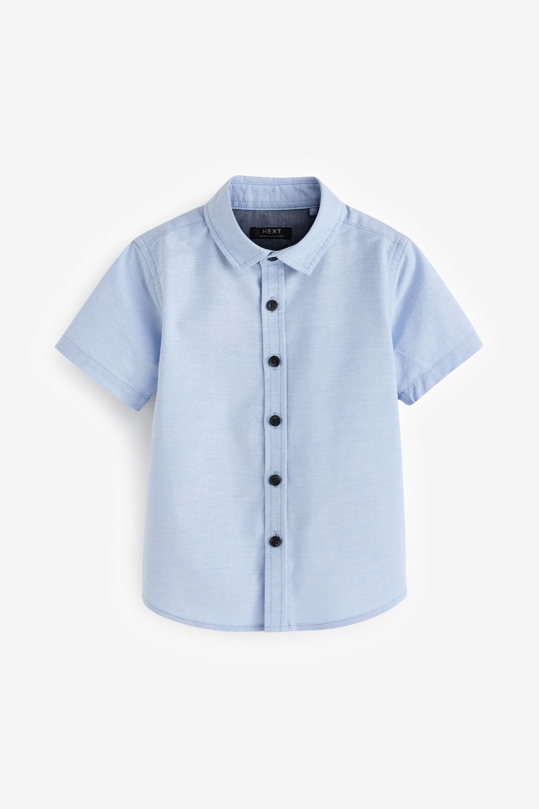 Next Kurzarmhemd Kurzärmeliges Oxford-Hemd (1-tlg), Aktuelles Design aus  England