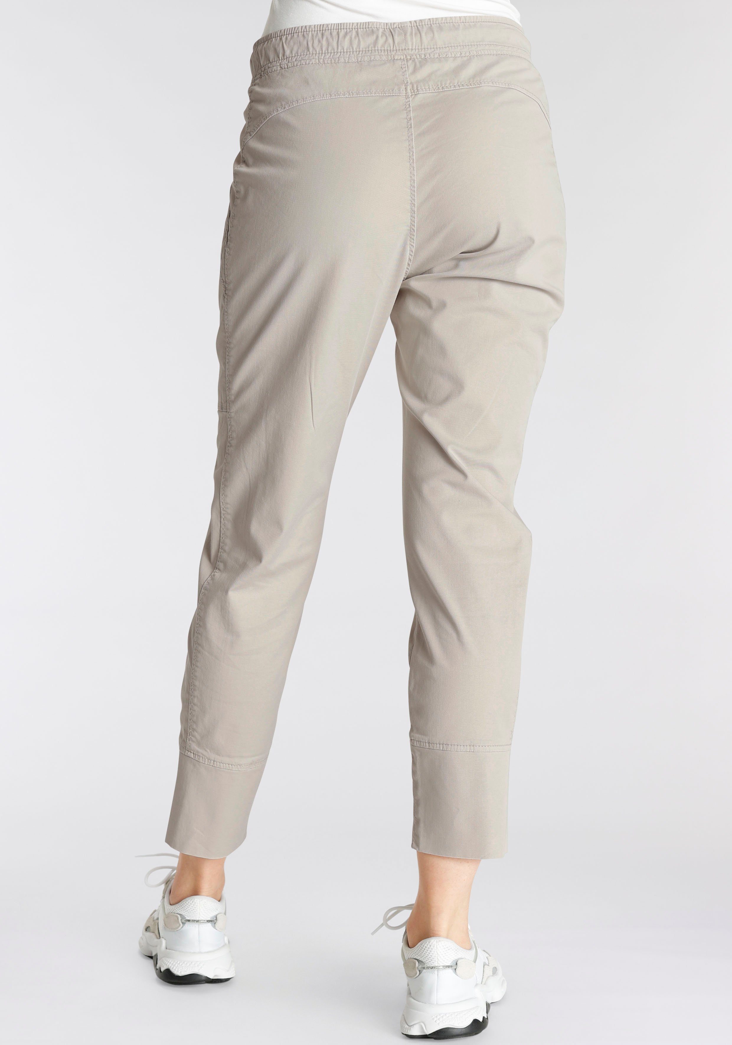 Taillenbund Jogger mit elastischem offwhite Pants MAC
