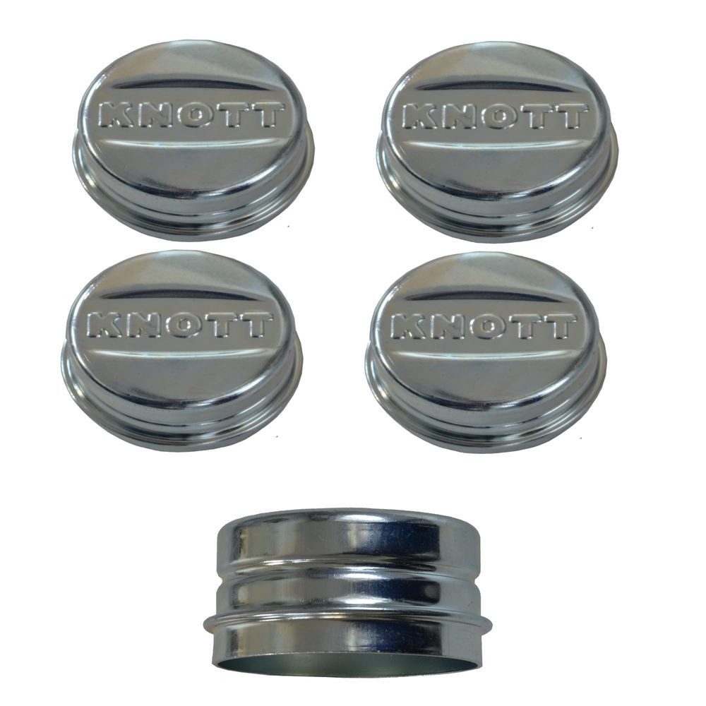 Knott Anhänger 4x Knott Radkappe - Fettkappe - Staubkappe Ø 52,1 mm - Knott Nr. 47117