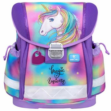 Belmil Schulranzen Belmil Schulranzen Set Classy Rainbow Color Unicorn 14-teilig