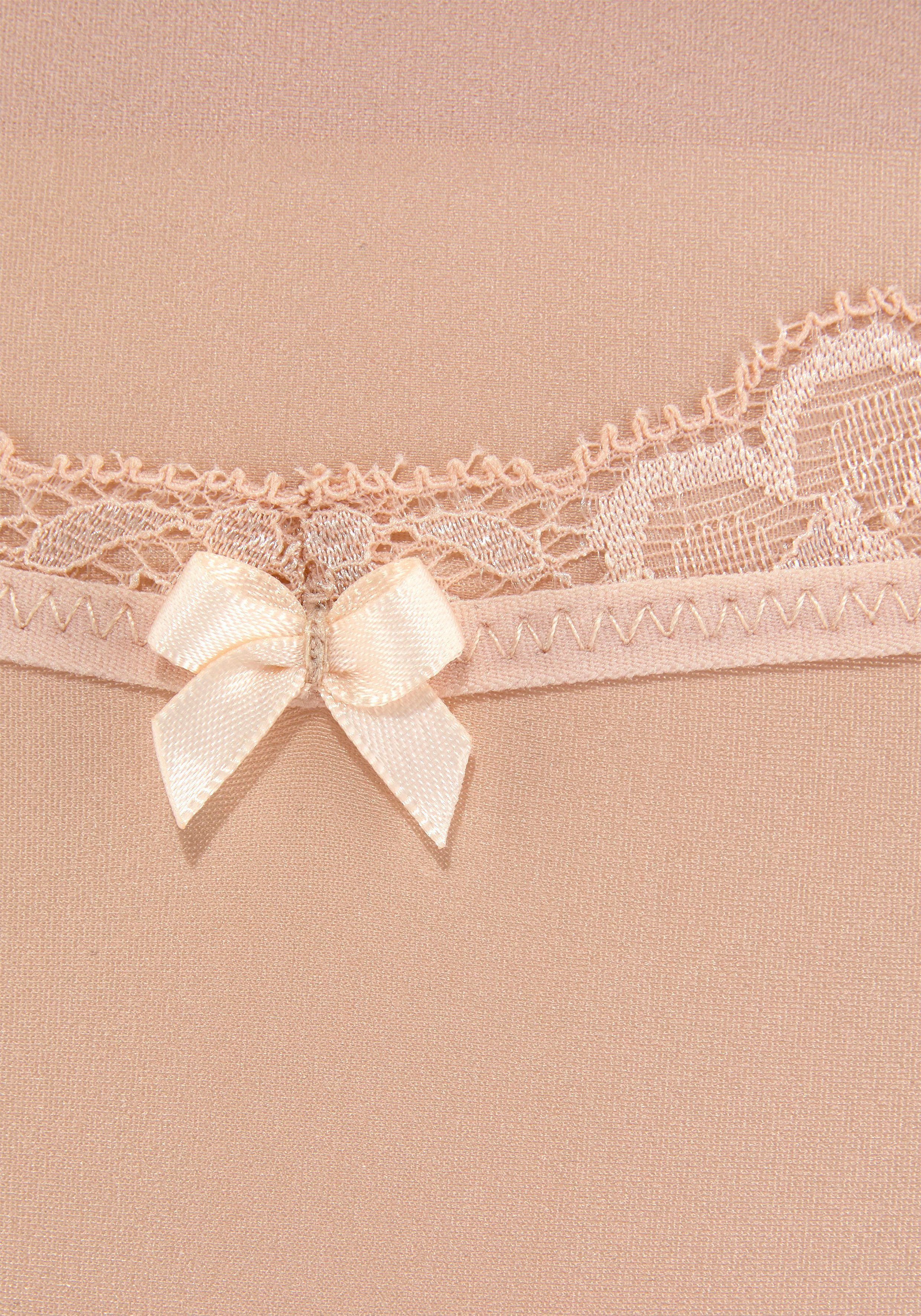 LASCANA Bikinislip mit extra flachen Kanten und feiner Spitze – Bild 4 von 5