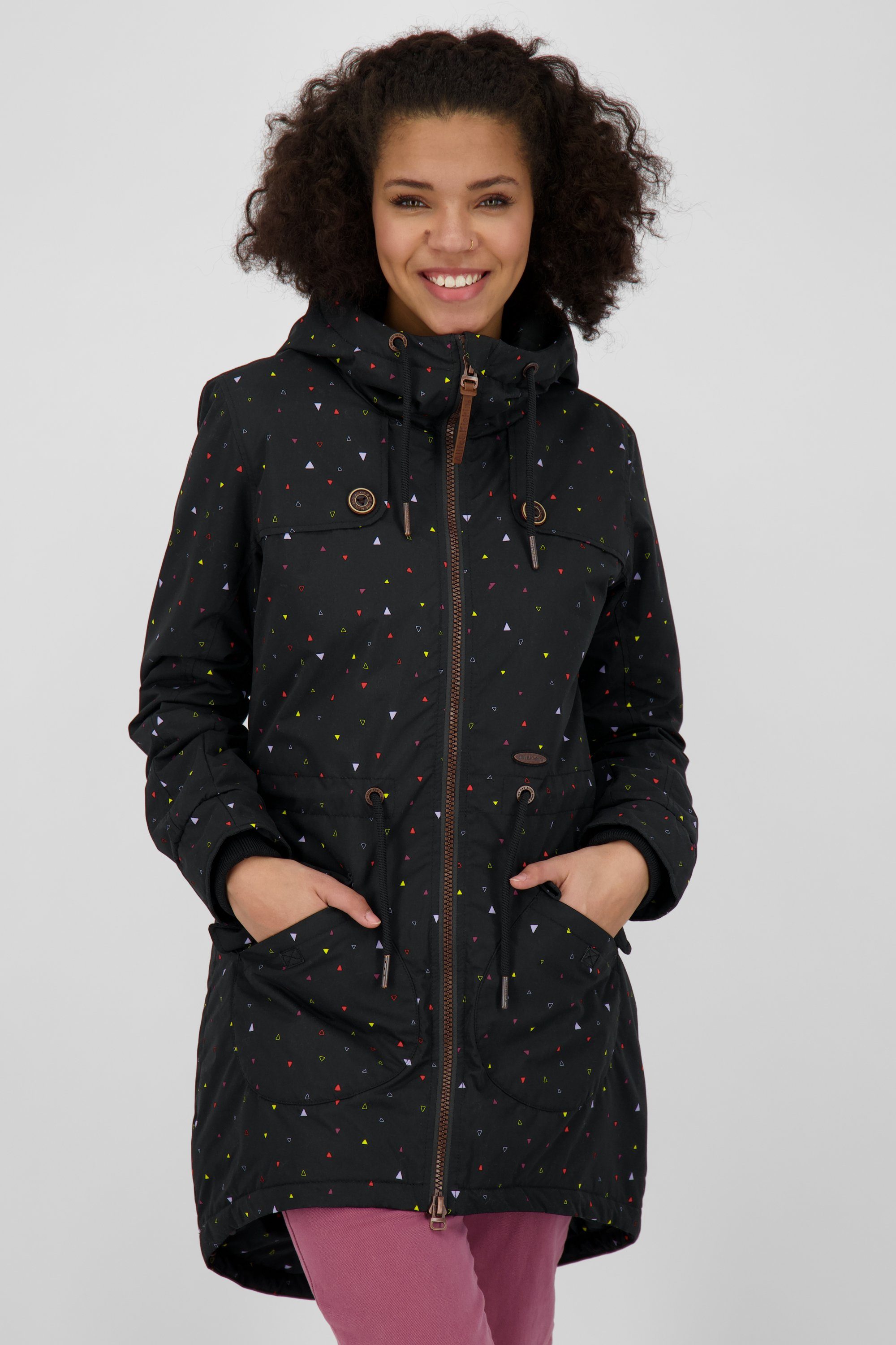 Winterjacke CharlotteAK Damen Coat Jacke Alife B gefütterte Winterjacke, & Kickin moonless