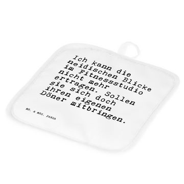 Mr. & Mrs. Panda Topflappen Ich kann die neidischen... - Weiß - Geschenk, witziger Spruch, Fitnes, (1-tlg)