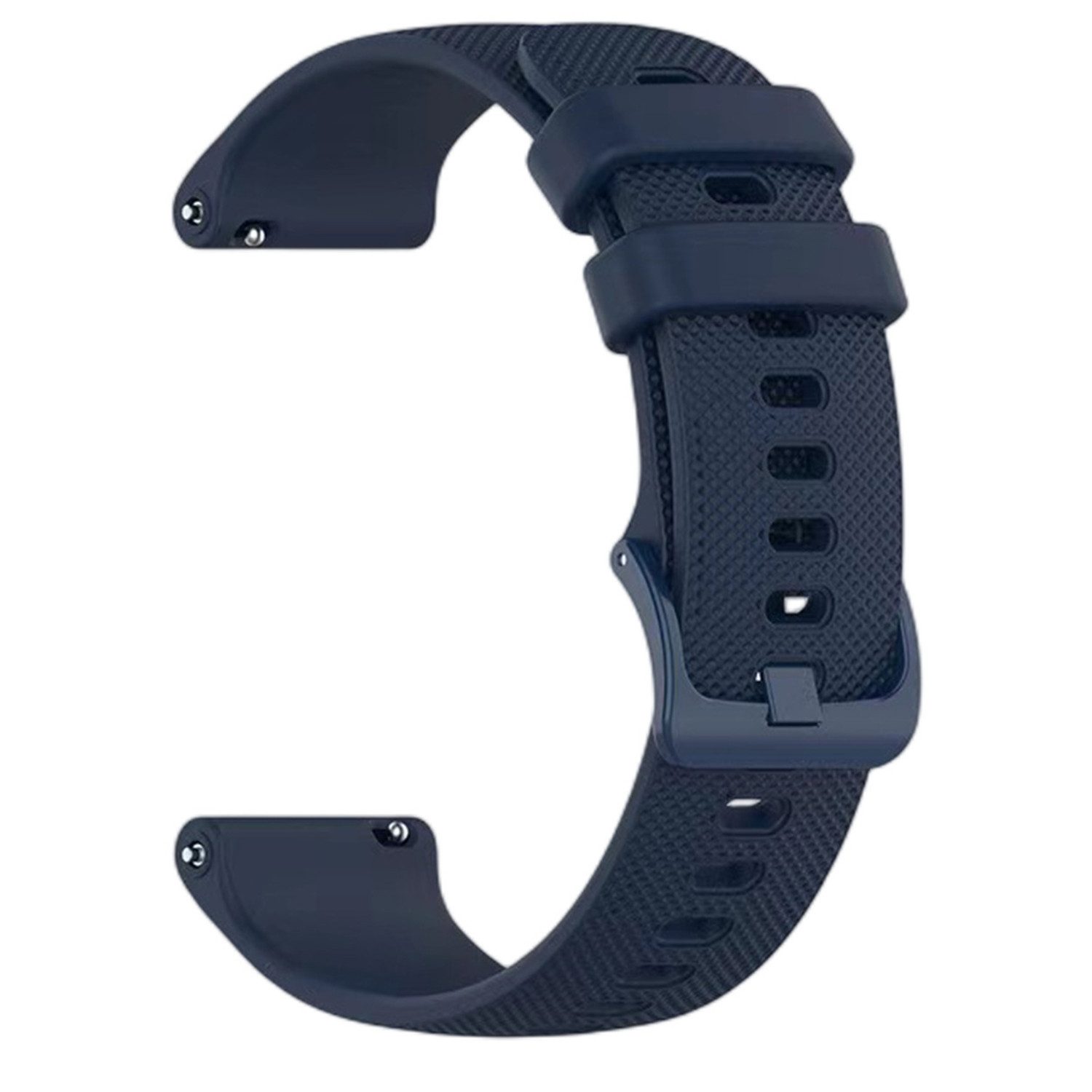 BOOD Uhrenarmband 20/22mm Universal Silikon Ersatzband mit praktischem Schnellverschluss, schweißresistent, rutschfest, individuell verstellbare Armbandlänge