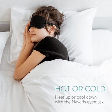 Navaris Kühlpad Kühlendes Gel-Augenpad-Set - Für kühlende und wärmende Anwendungen, 1-tlg.