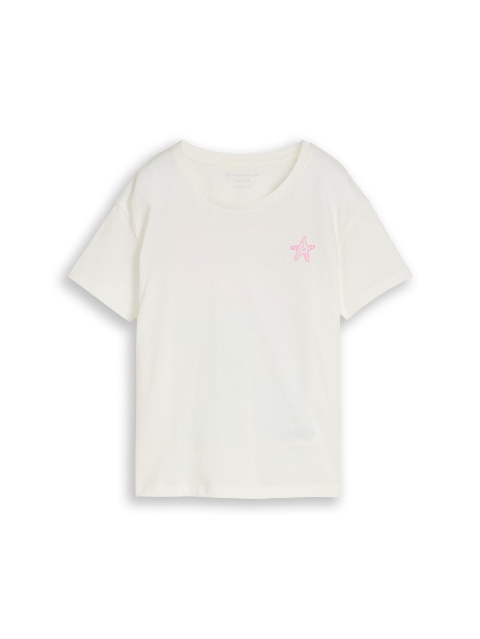 TOM TAILOR T-Shirt T-Shirt Oversize T-Shirt mit Rückenprint