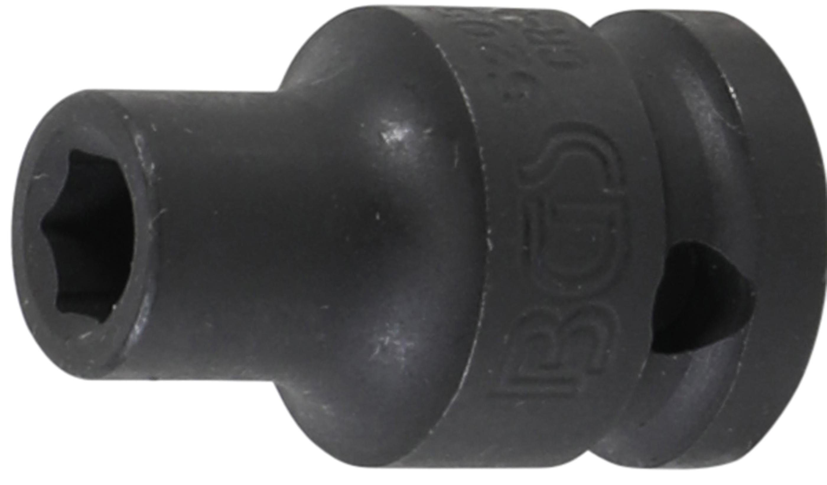 BGS technic Steckschlüssel Kraft-Steckschlüssel-Einsatz Innenvierkant 8 mm Sechskant, 12,5 Antrieb mm SW (1/2)