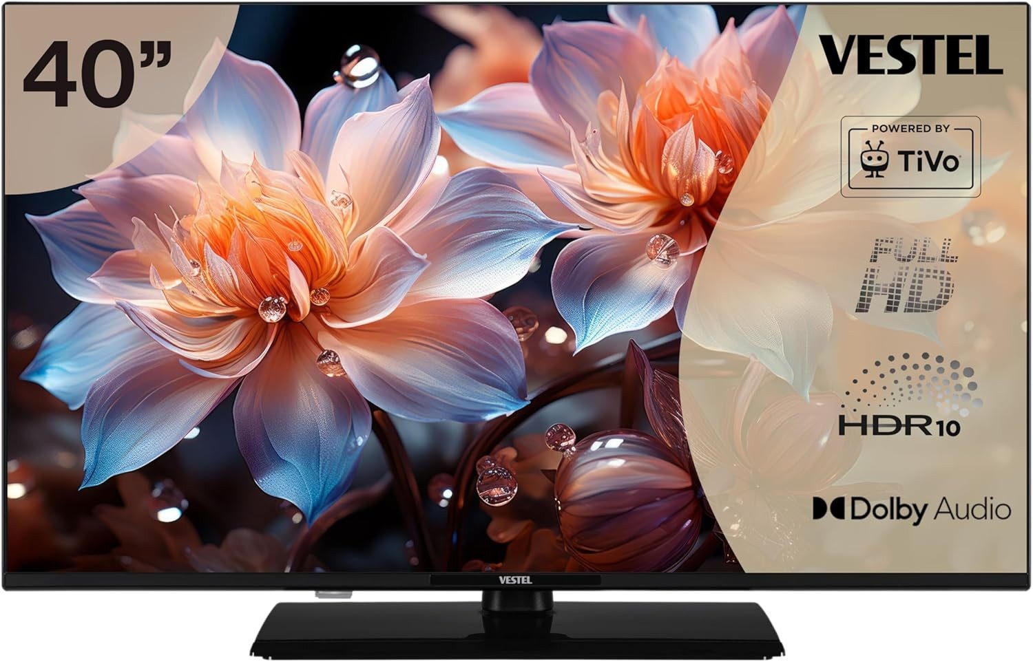 VESTEL 40FT9740 LED-Fernseher (100.00 cm/40.00 Zoll, Full HD, ja, Netflix, Amazon Prime, Bluetooth, WiFi)