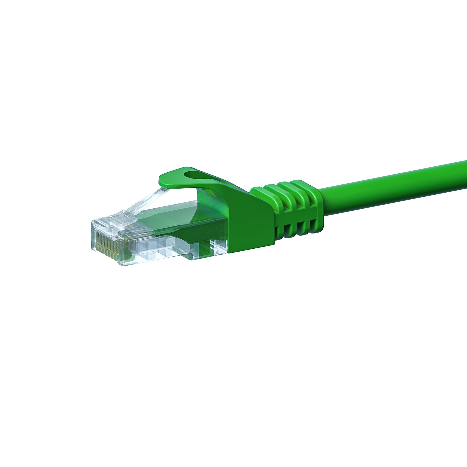 Danicom CAT 5e Netzwerkkabel U/UTP – 0.25 Meter - Grün - CCA Netzwerkkabel, RJ45, RJ45 (25 cm), Cat5e, CCA