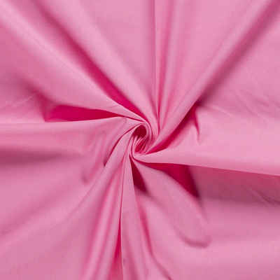 maDDma Stoff Popeline Baumwollstoff 50x140cm Meterware unifarben Basicstoff, rosa