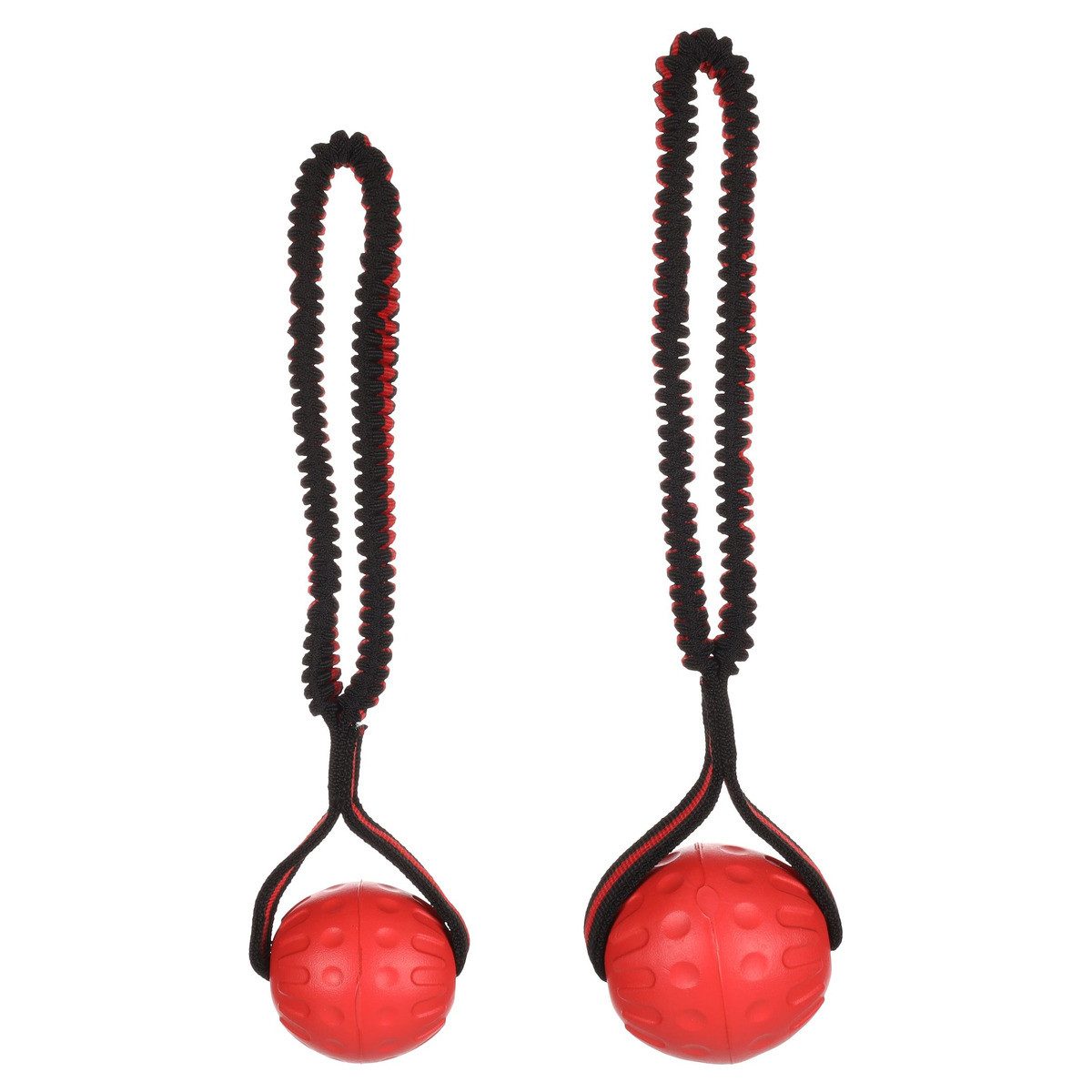 Flamingo Outdoor-Spielzeug Hundespielzeug Strekta mit Ball rot/schwarz