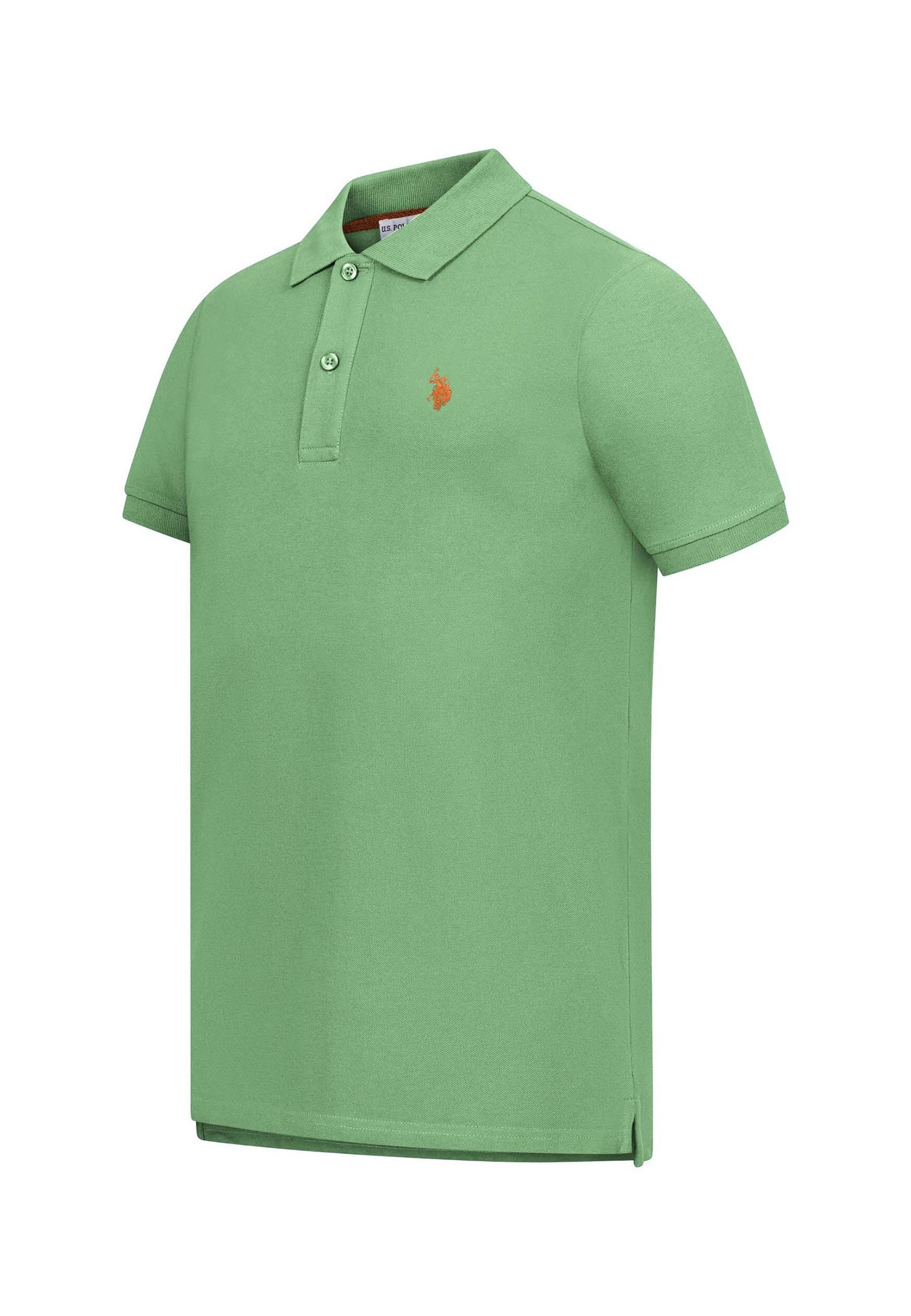 U.S. Polo Assn. Poloshirt USArrchie – Herren Classic Fit kurzarm mit Logo-Stickerei Mit Flachstrick-Kragen, Knopfleiste und elastischer Baumwollmischung – Bild 5 von 5