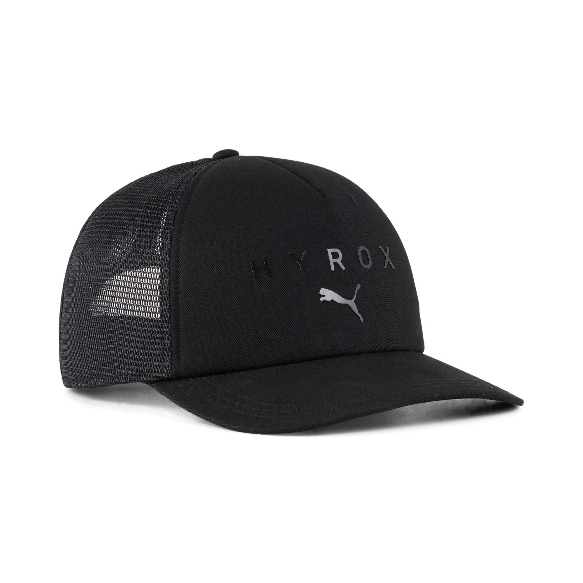 PUMA Trucker Cap X HYROX TRUCKER CAP sportlicher Stil, mit gebogenem Schirm, mit Snapback-Verschluss