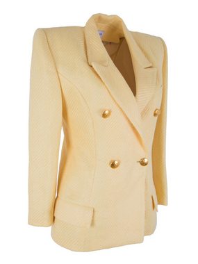 RUA & RUA Jackenblazer Zweireihige Jacke Blazer aus Baumwolle Tweed (1-tlg)