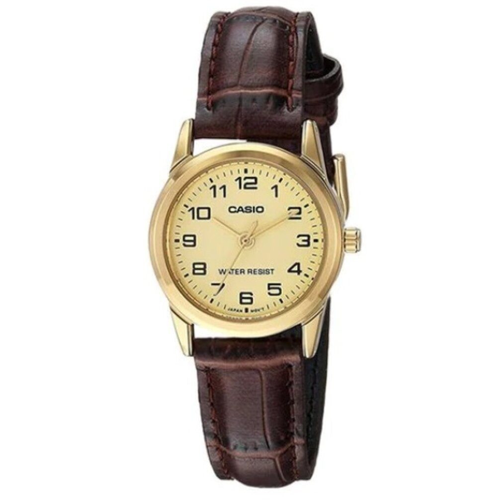 CASIO Luxusuhr Uhr mit japanischem Quarzuhrwerk Woman Ltp-V001Gl-9B 31 mm