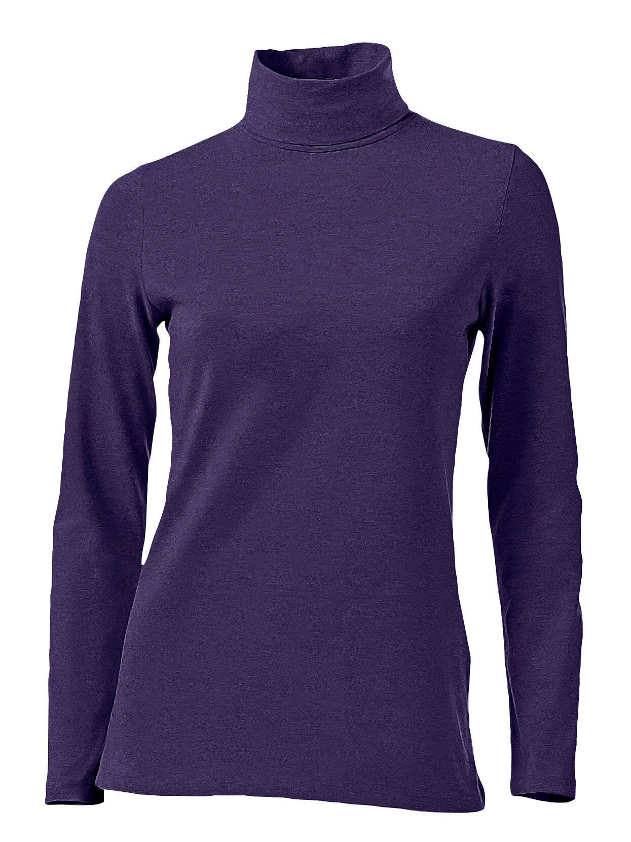 heine T-Shirt Rollkragen-Shirt Langarm