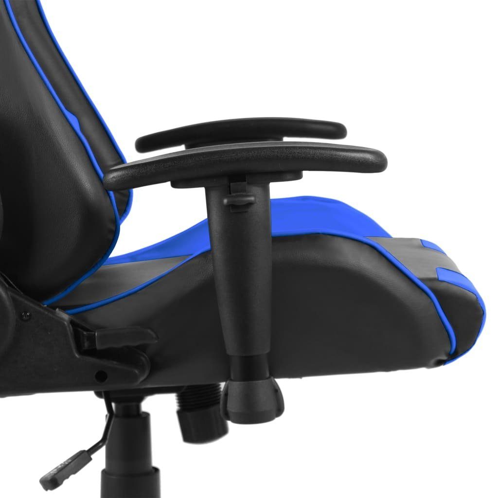 furnicato Gaming-Stuhl Drehbar Blau PVC St) (1