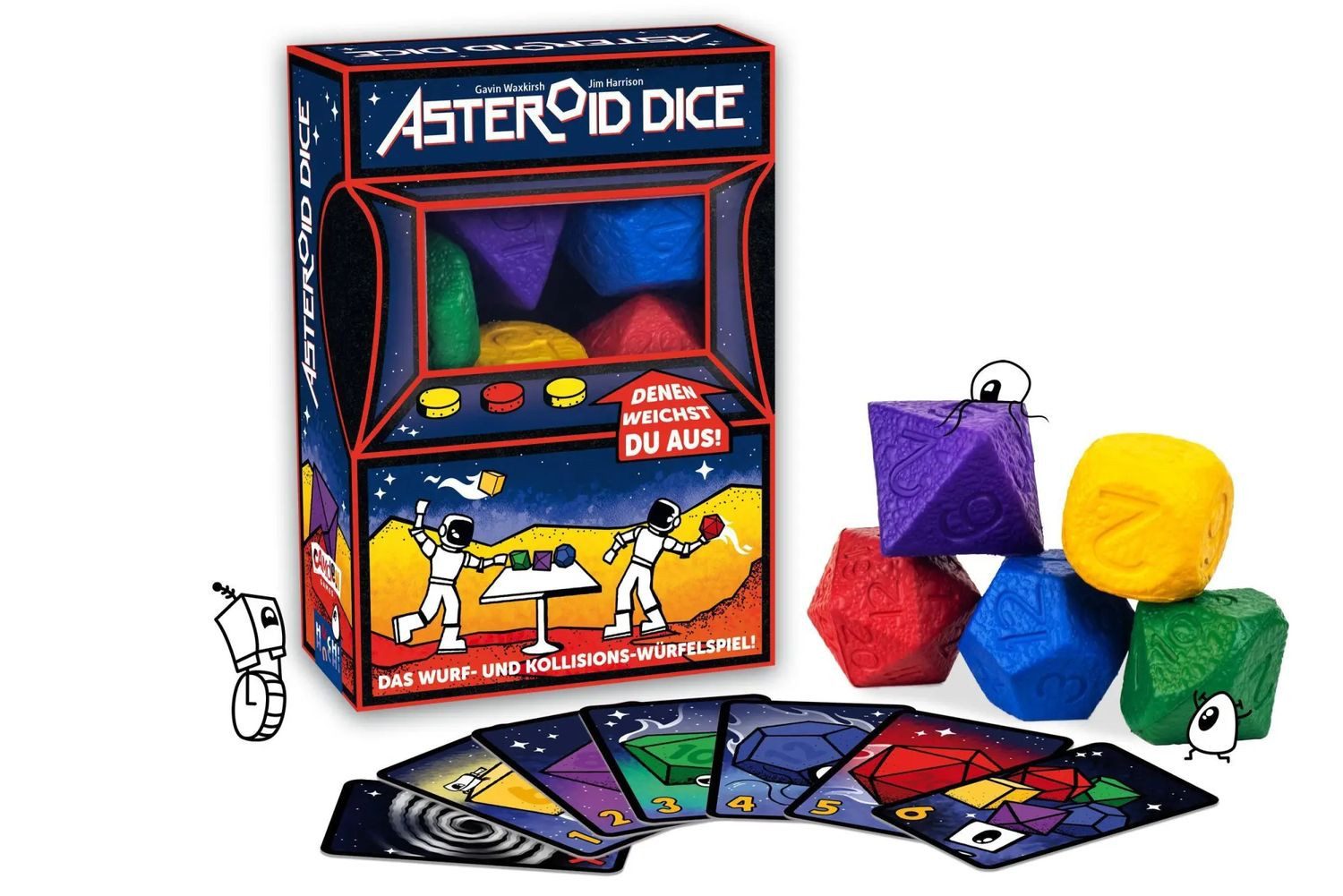 HUCH! Spiel Asteroid Dice