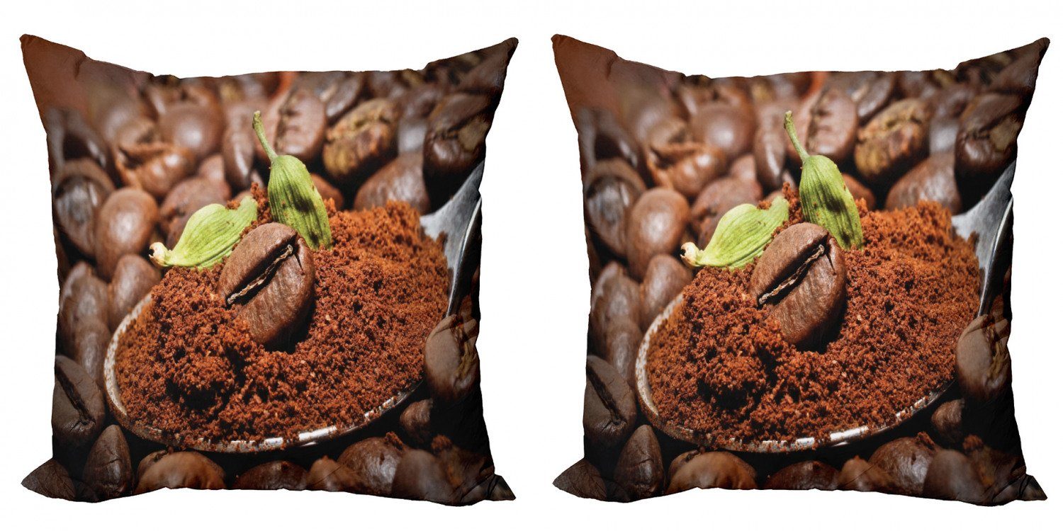 Kissenbezüge Modern Stück), Digitaldruck, Flavor of (2 Abakuhaus Kaffee Accent Green Doppelseitiger Kardamom