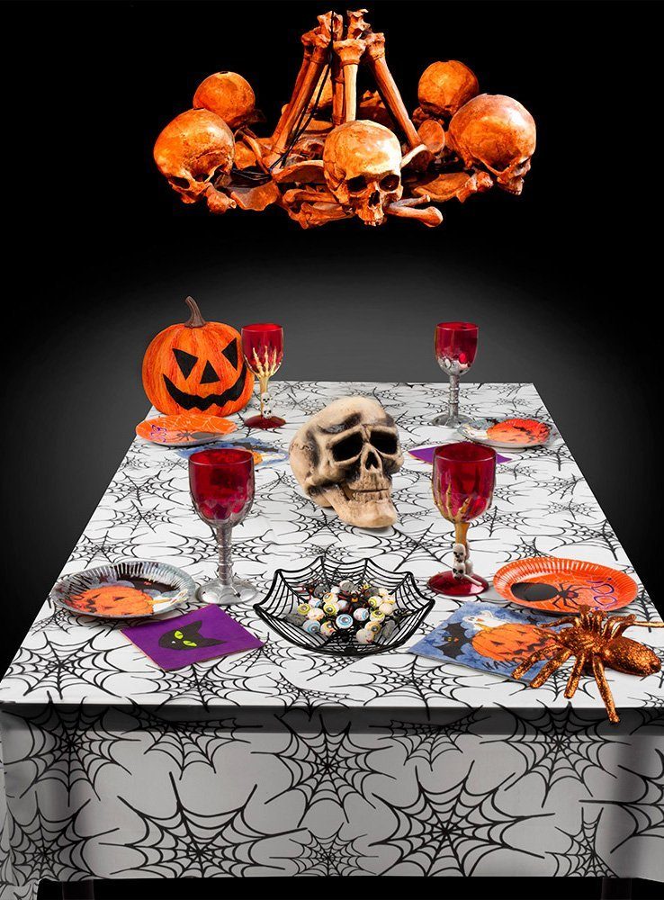 Boland Tischdecke Spinnweben Tischdecke - Horror günstig online kaufen