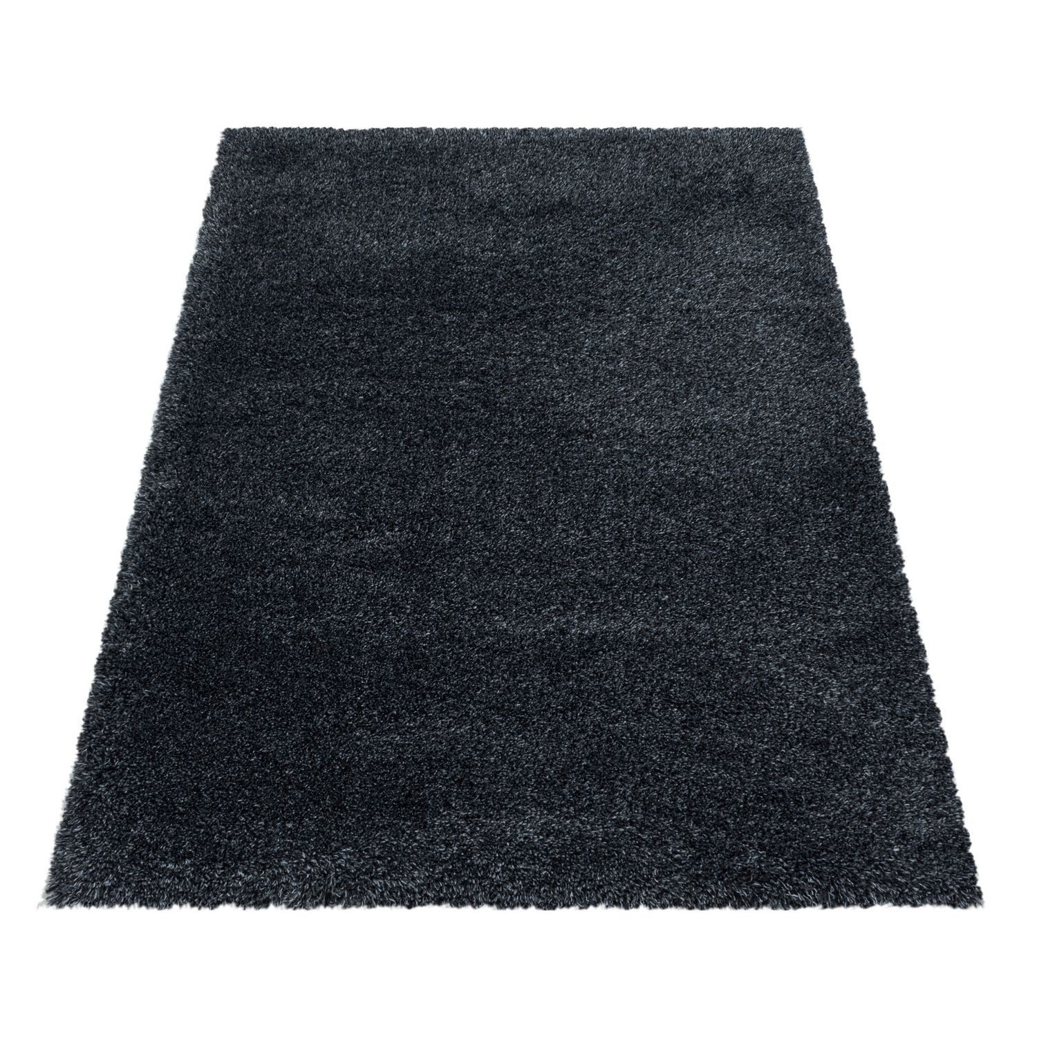Teppich Boss Teppich Hochflor Teppich Francesca Anthrazit, rechteckig, Höhe: 30 mm