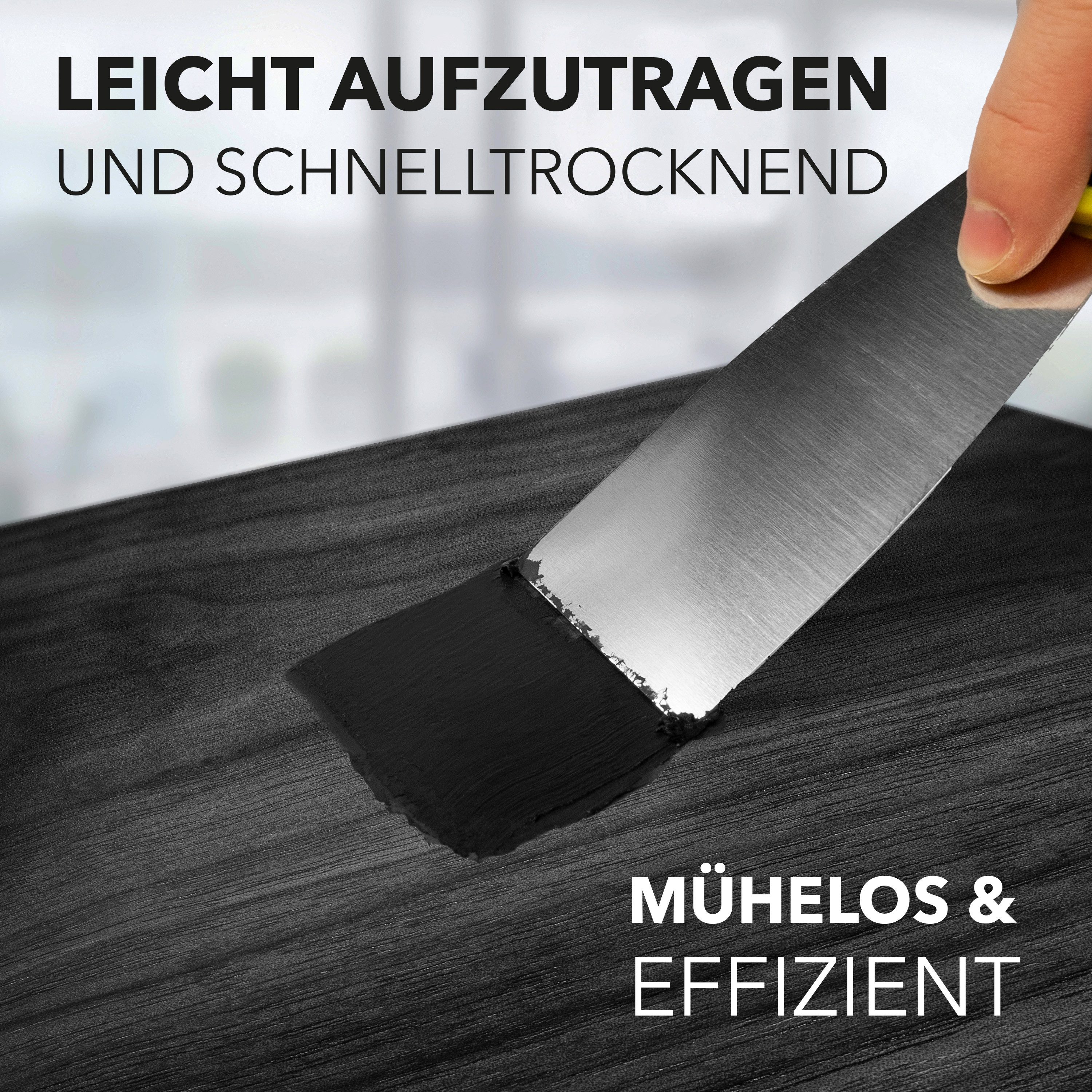 HOLZANDO Fertigspachtel Acryl Holzkitt Feinspachtel Weiss 10-250gr Tube, 250g Tube, Geruchsarm, leicht schleiffbar, überlackierbar