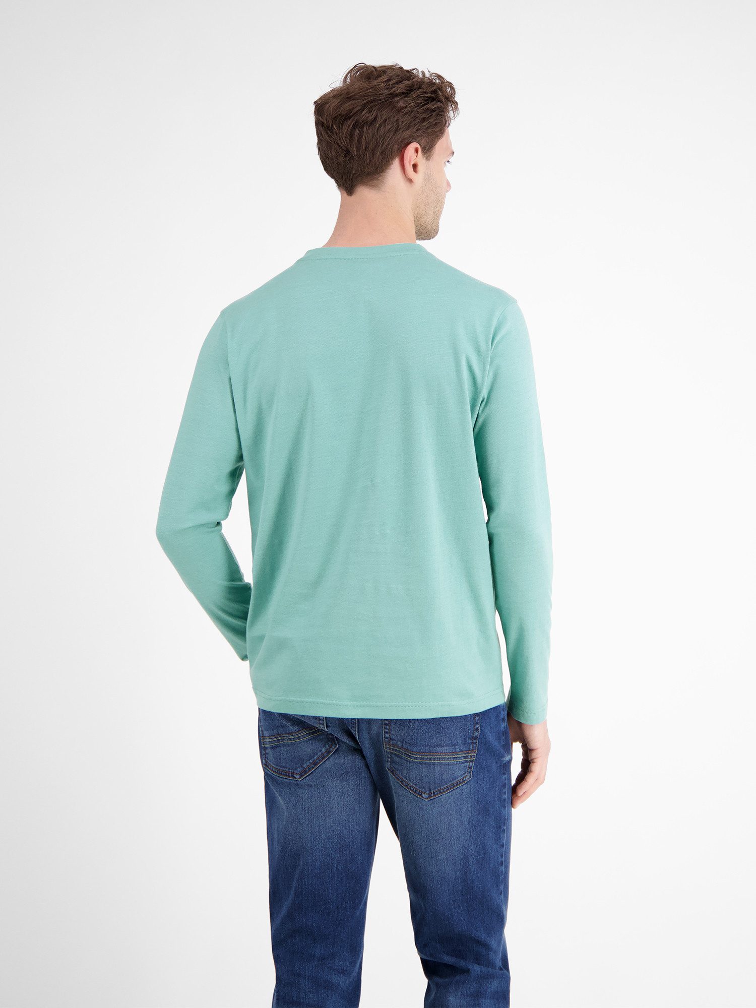 LERROS Sweatshirt LERROS Serafino-Langarmshirt für Herren günstig online kaufen