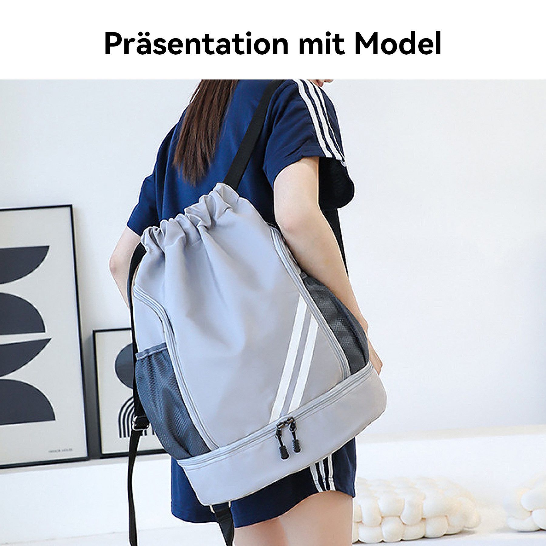 Bold Gym Bag, Drawstring Bag, Leisure Bag, Sports Bag, Large Capacity Football Bag (Large Capacity, Adjustable, With Ball and Bottom Compartments, Waterproof, Ideal for Women, Men, Juniors, Football, Fashionable Gym Bag Backpack), Men's Waterproof Backpack, Large Drawstring Bag, Sports Bag