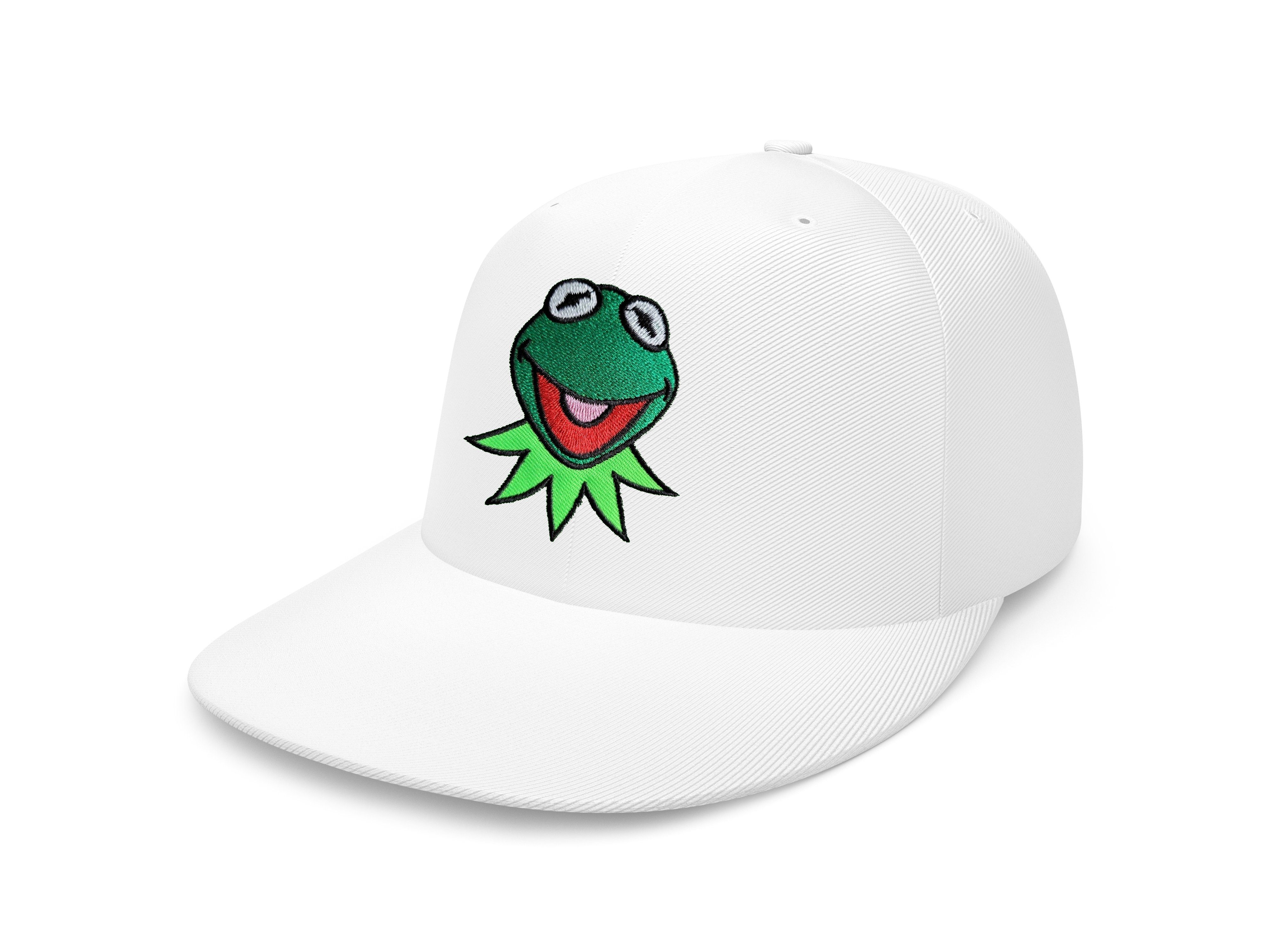 Frog Muppet Weiß Stick Patch Frosch & Brownie Unisex Baseball Blondie Kermit Cap Erwachsene Snapback