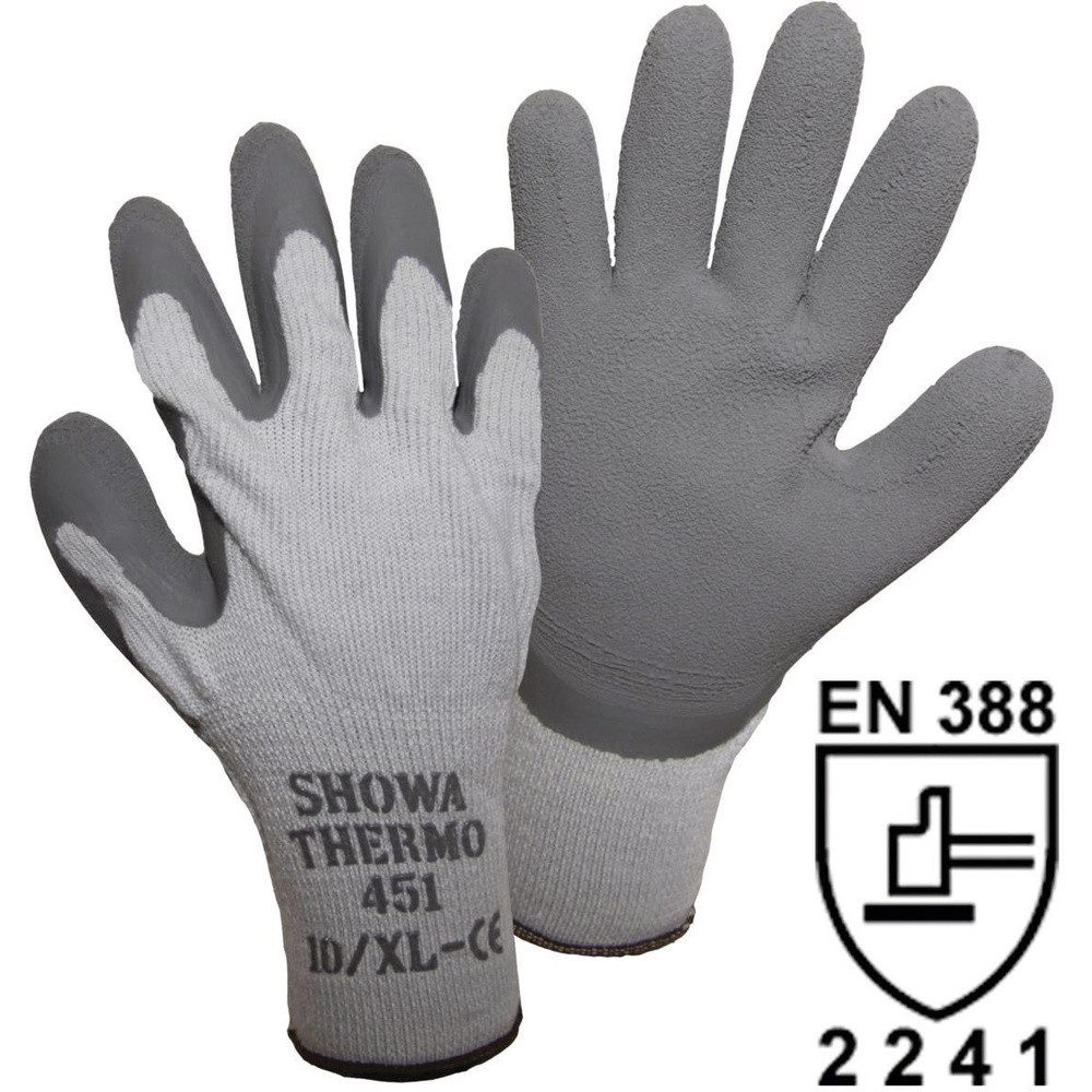 Showa Arbeitshandschuhe Showa 451 THERMO 14904-10 Polyacryl Arbeitshandschuh Größe (Handschuhe