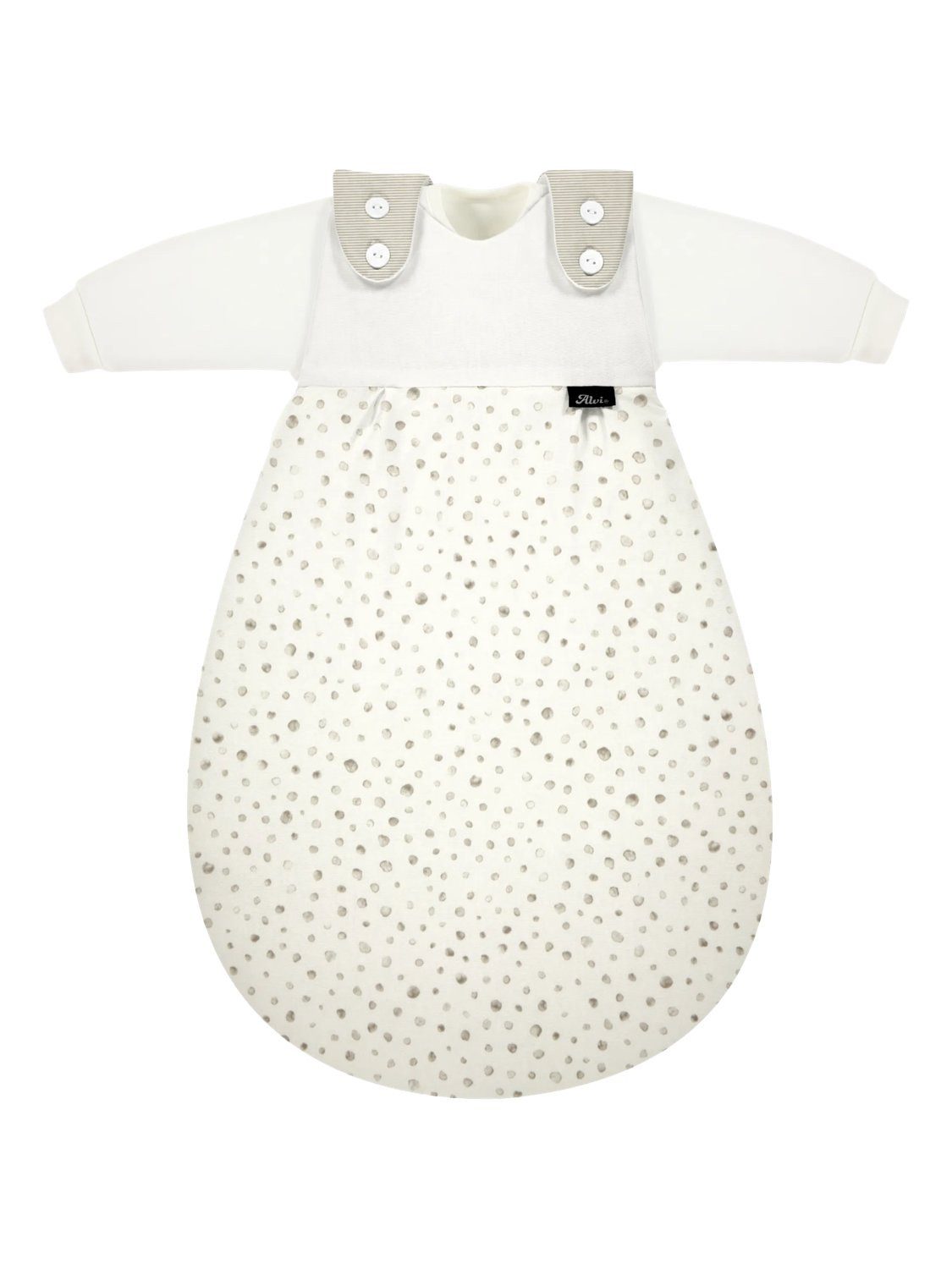 Alvi® Babyschlafsack Baby-Mäxchen 3-teilig Baumwolle (3 tlg., 1x Außensack, 2x Innensack), TOG Wert: 2.5