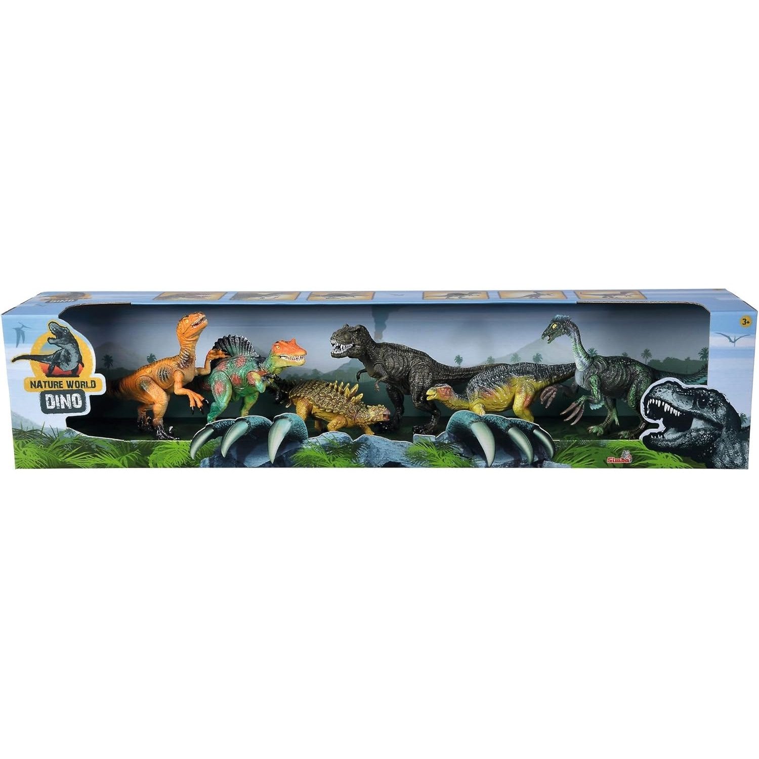 SIMBA Spielfigur XXL Dino Set 6-teilig-Dinosaurier Spielfiguren Set Figur L günstig online kaufen