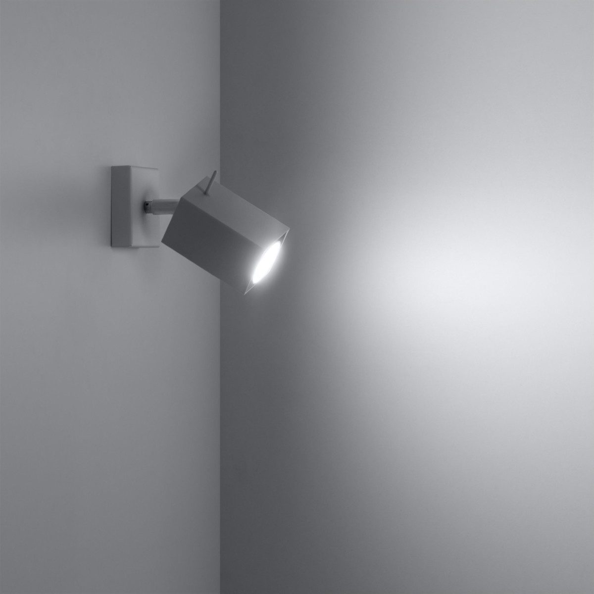 SOLLUX lighting Wandleuchte Wandleuchte Merida Weiß, Nicht enthalten