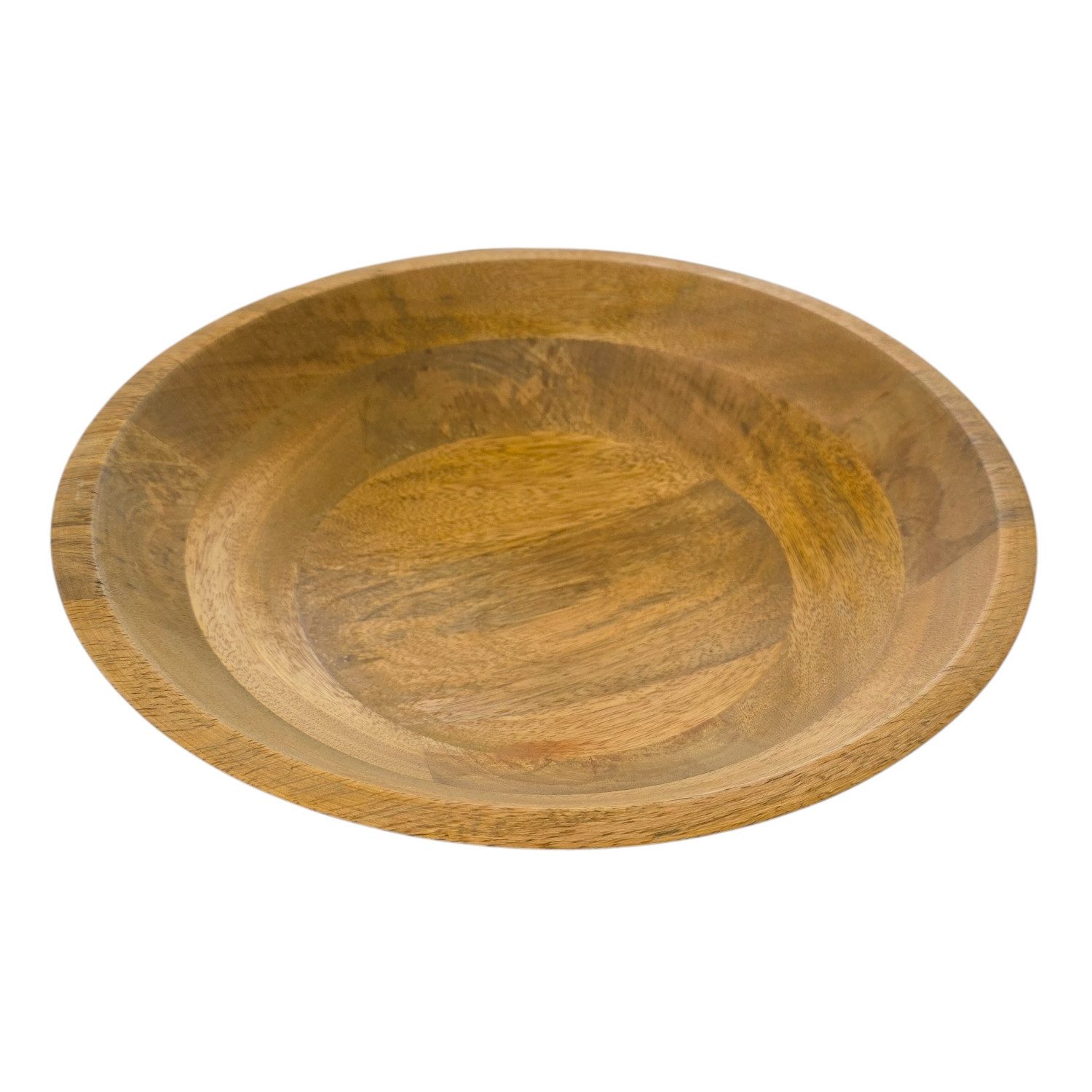 Macosa Home Dekoschale Holzschale Mangoholz 30 cm Braun rund modern (Mangoholzschale, 1 St., Holzschale Tischdekoration rustikal), Obstschale, Dekoschale, Schale, Tischdeko, Wohnaccessoire