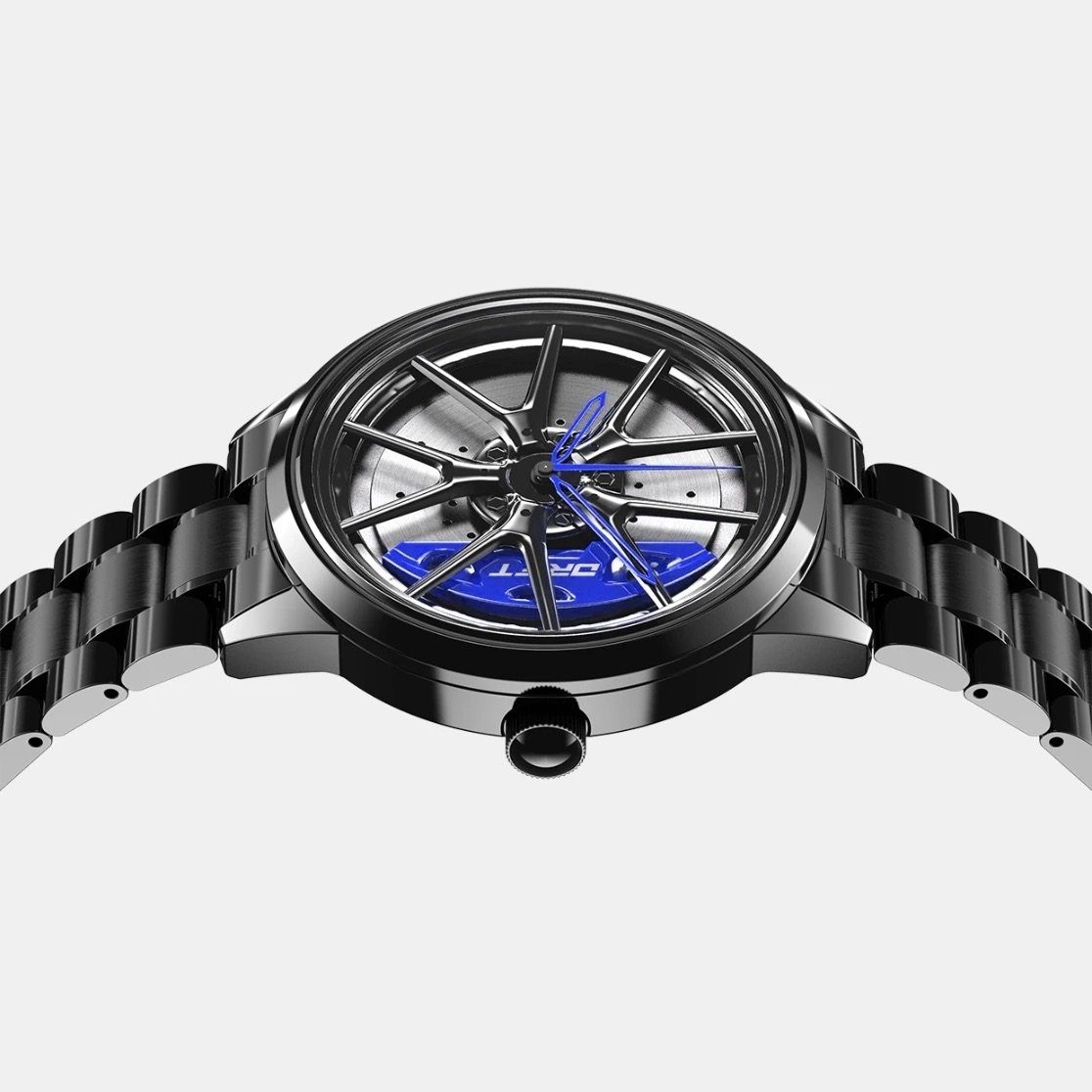 DRIFTELEMENT Quarzuhr NITRO FELGENUHR, Dreidimensionales M8 Felgendesign