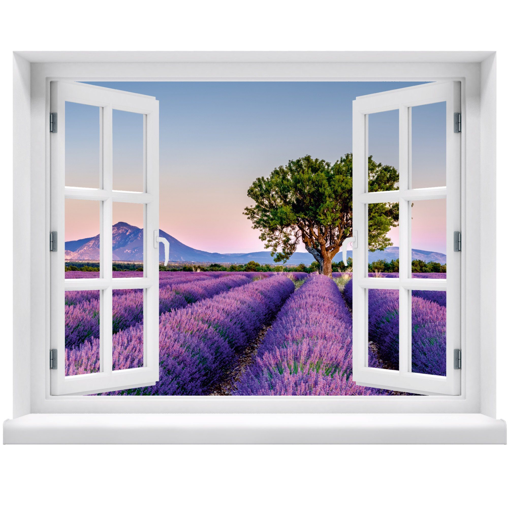 WallSpirit Wandsticker "Fensterblick mit Aussicht", Selbstklebend, günstig online kaufen