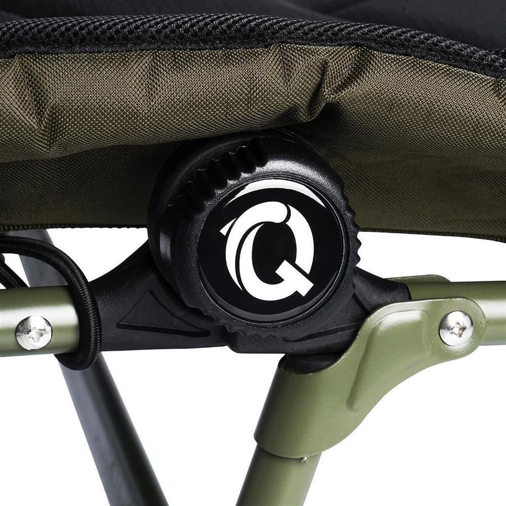 Q-TAC Angelliege Q-TAC Karpfenliege Bedchair 8-Bein Anglerliege Campingliege Gästebett