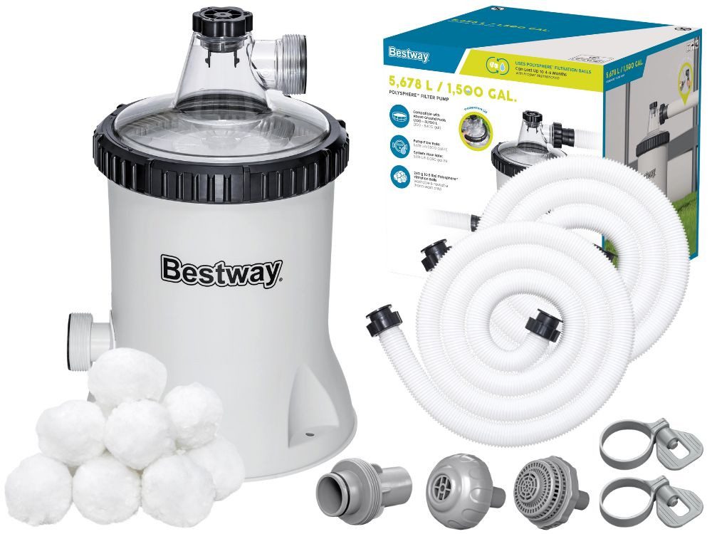 Bestway Filterpumpe Poolpumpe, Kartuschenpumpe, Poolfilterpumpe (Schläuche, günstig online kaufen