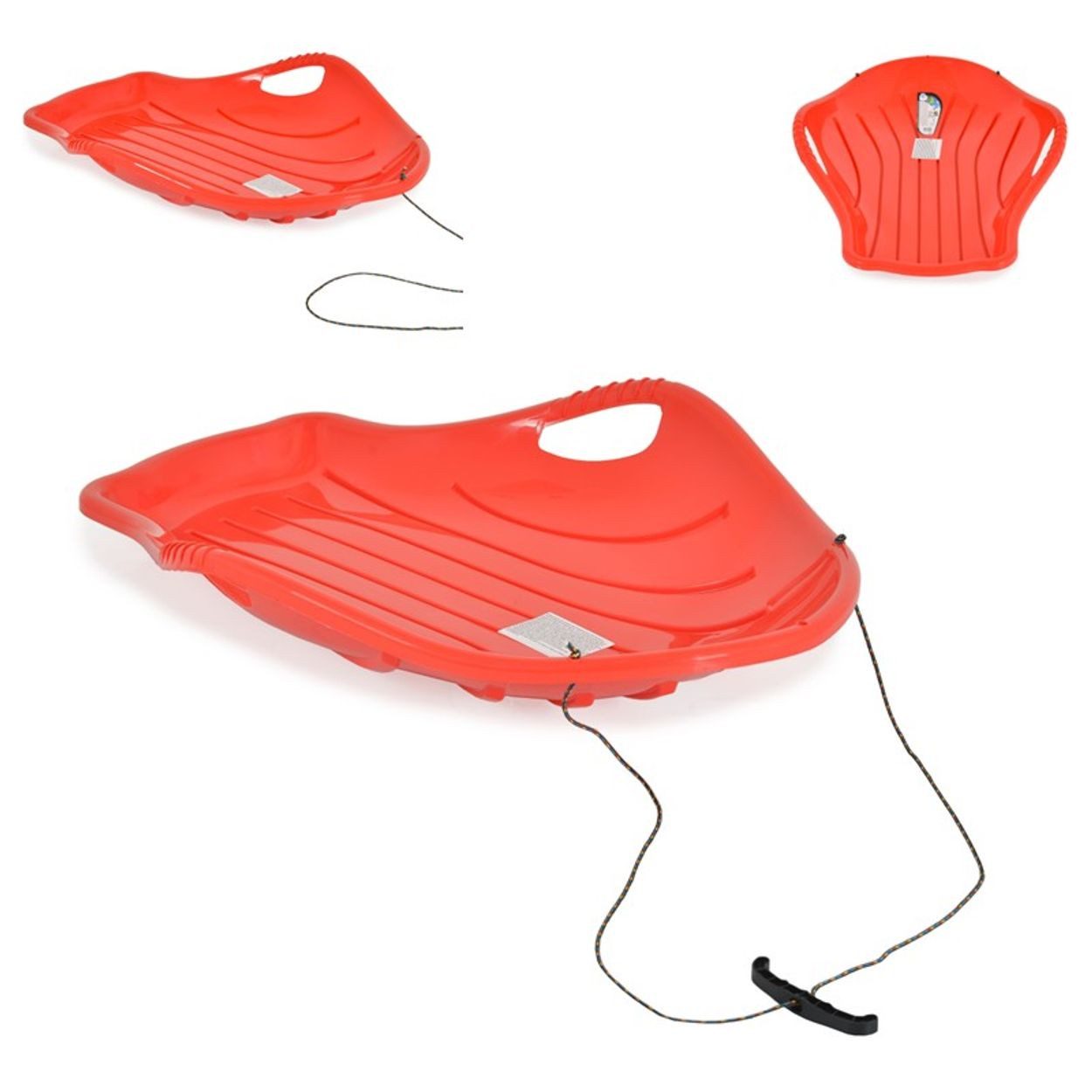 Prosperplast Bob Kinderschlitten Big, Kinderbob, aus Kunststoff, Zugseil, Haltegriff, ab 3 Jahre
