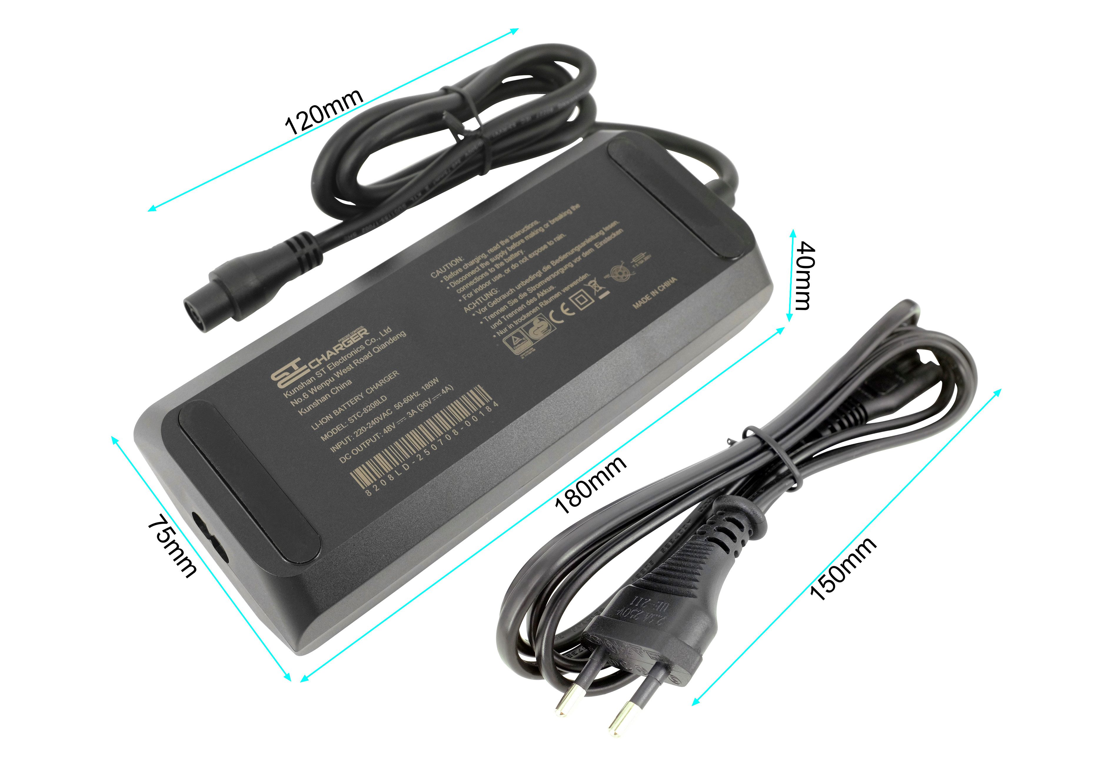 PowerSmart ZZ131304 STC-8208LD Batterie-Ladegerät (48V 3A für Prophete eSUV (21.EMS.10 / 20.EMS.10)